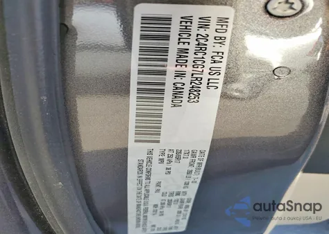 2020 Chrysler Voyager Lx z USA, uszkodzony, nr VIN 2C4RC1CG7LR248253